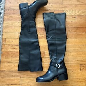 Dolce Vita Black Over The Knee Boots Size 9